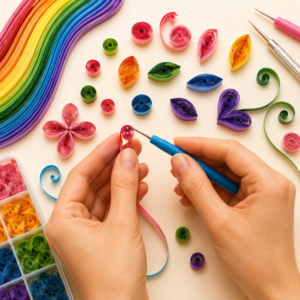 Iyali Quilling Shapes and Paper Rolling Techniques in chennai